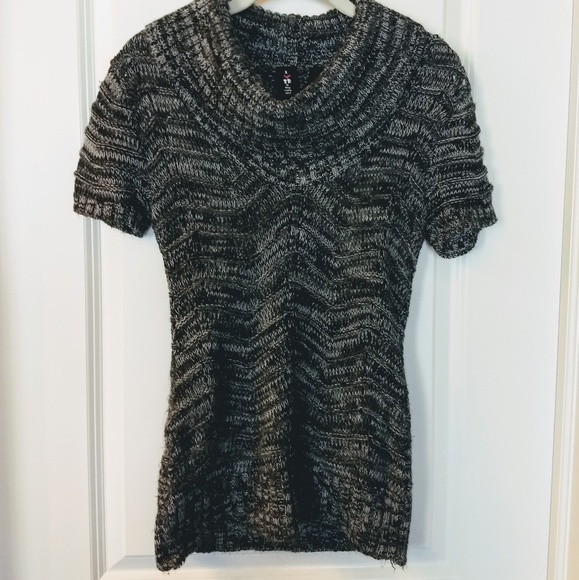 Boy Meets Girl Sweaters - Gray Boy Meets Girl Cowl Neck Sweater small